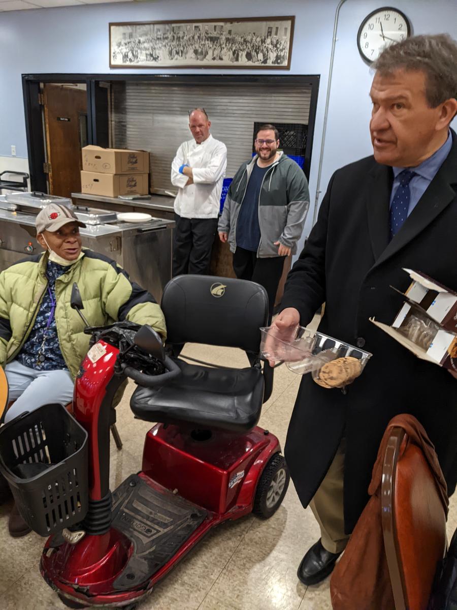 March 2022 - St. Patricks Day, George Latimer Visit 03