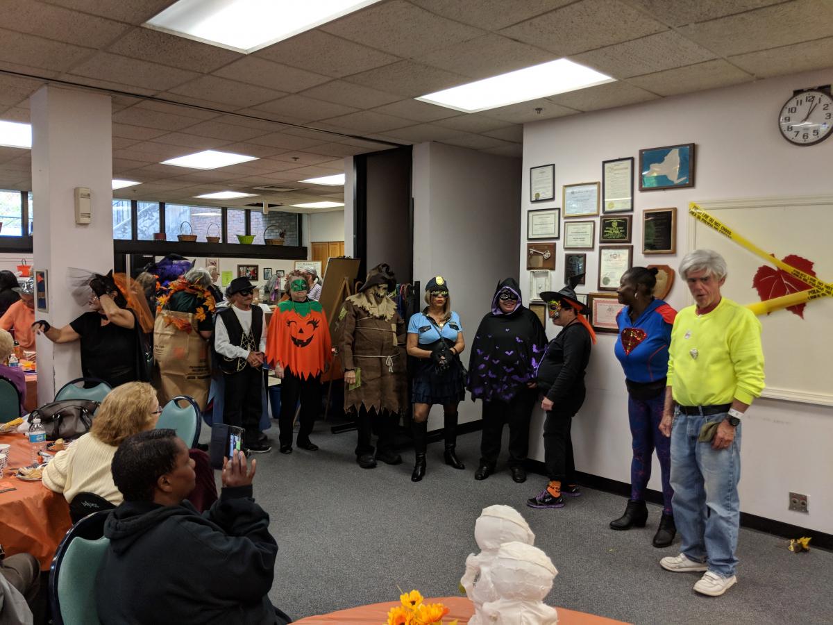 October 2019 - Senior Club Installation Luncheon, Halloween Party 04
