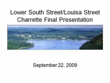 Lower South Street Charrette Final Presentation Cover
