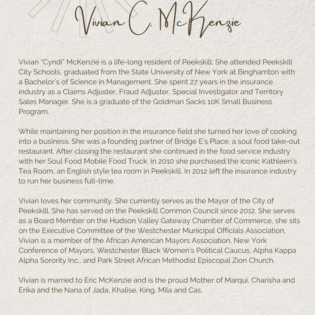 Vivian C McKenzie Bio