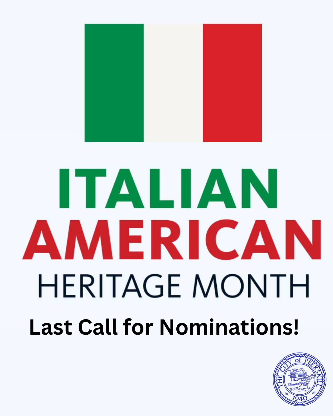 last call italian american heritage month