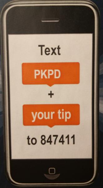Text PKPD plus your tip to 847411